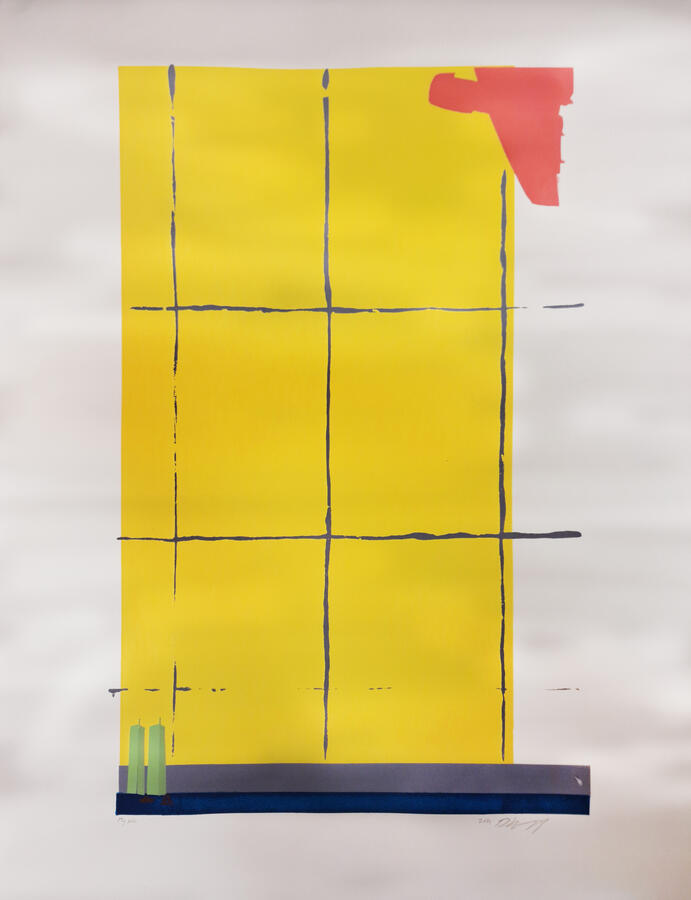 My War. 2024, Cut and liquid stencil, serigraphy.